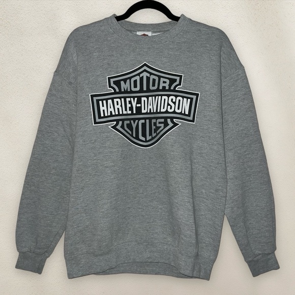 Vintage Harley Davidson Motorcycles Crewneck Sweatshirt Smoky Mountain TN Size M - Picture 1 of 6